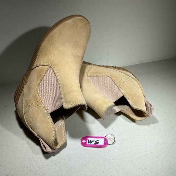 Sorel Women's Out N About Slip-On Wedge Bootie NL4702-257 - Natural Tan Size 5,5 - Picture 1 of 7
